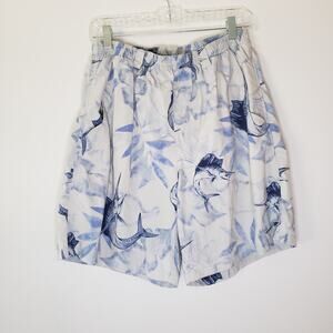 Columbia Super Backcast Water Short Swim Trunks Blue Marlins Size Medium